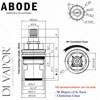 Abode Ceramic Tap Cartridge Valve Diagram