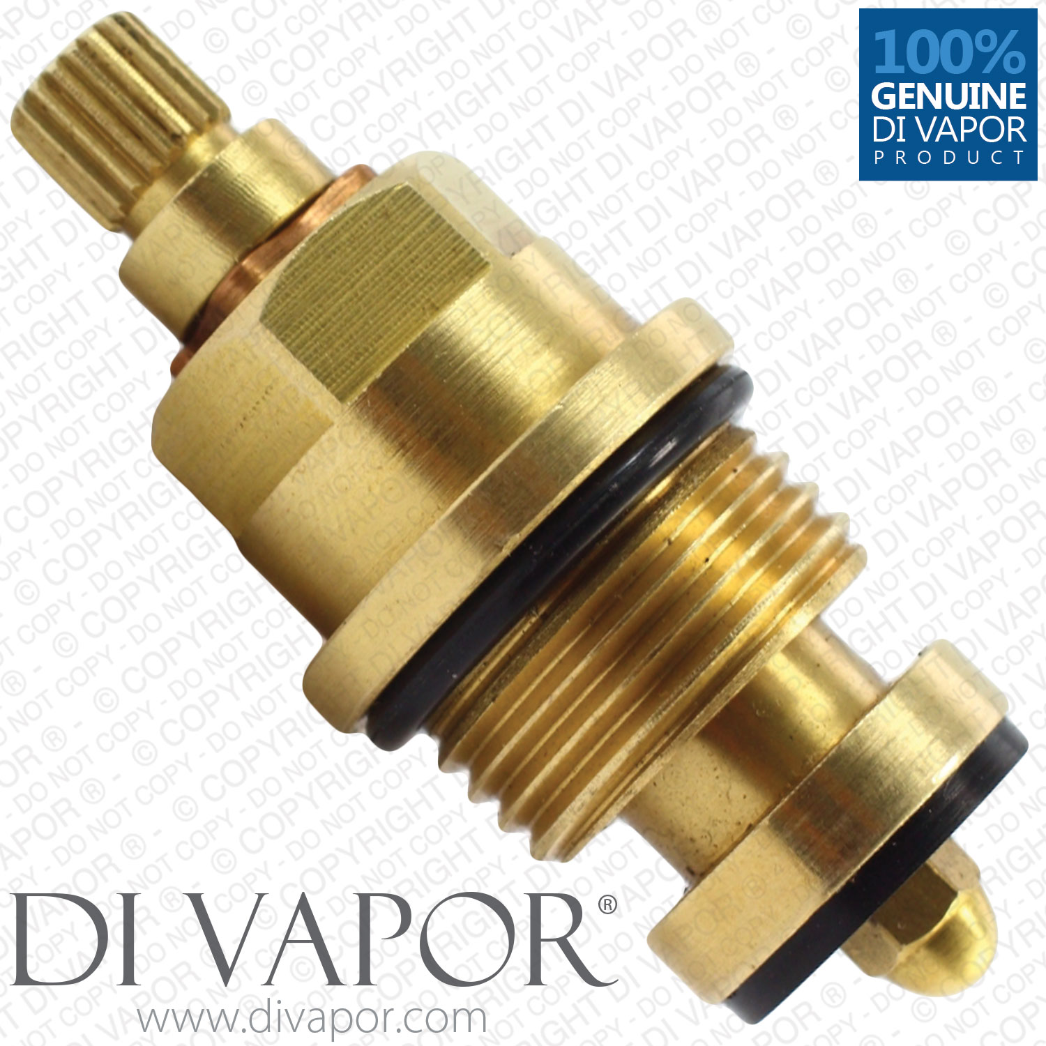 Brass Tap Gland with Rubber Seal with Thread 1/2" (Suitable B&Q