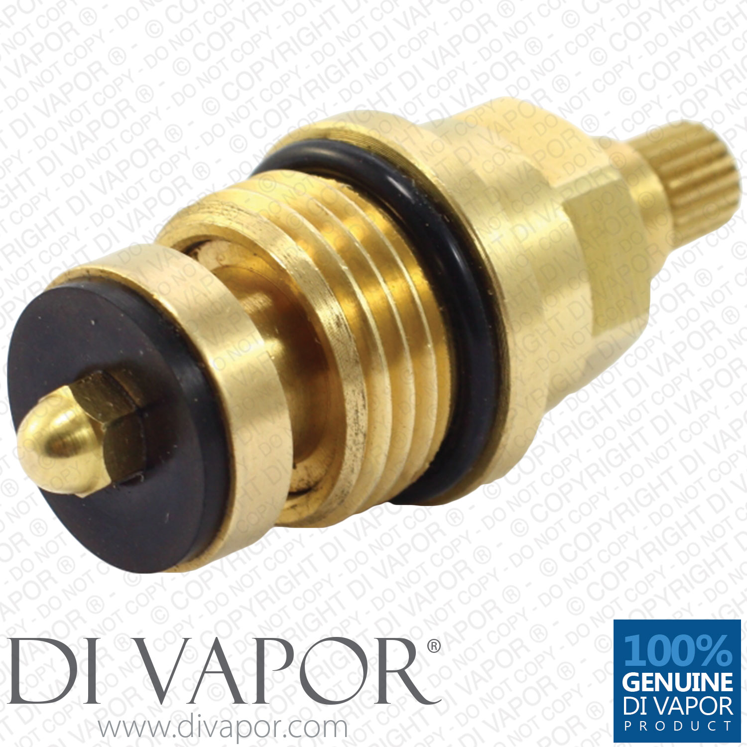 Brass Tap Gland with Rubber Seal with Thread 1/2" (Suitable B&Q