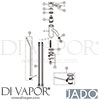 Jado A9005AA Mixer Spare Tech Diagram