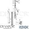 Jado A9007AA Mixer Spare Tech Diagram