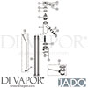 Jado A9011AA Mixer Spare Tech Diagram