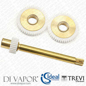 Trevi A963067NU Therm 84mm Spindle Gear Box Cogs Assembly (Includes 2 Gears and Spindle Gear) - Ideal Standard