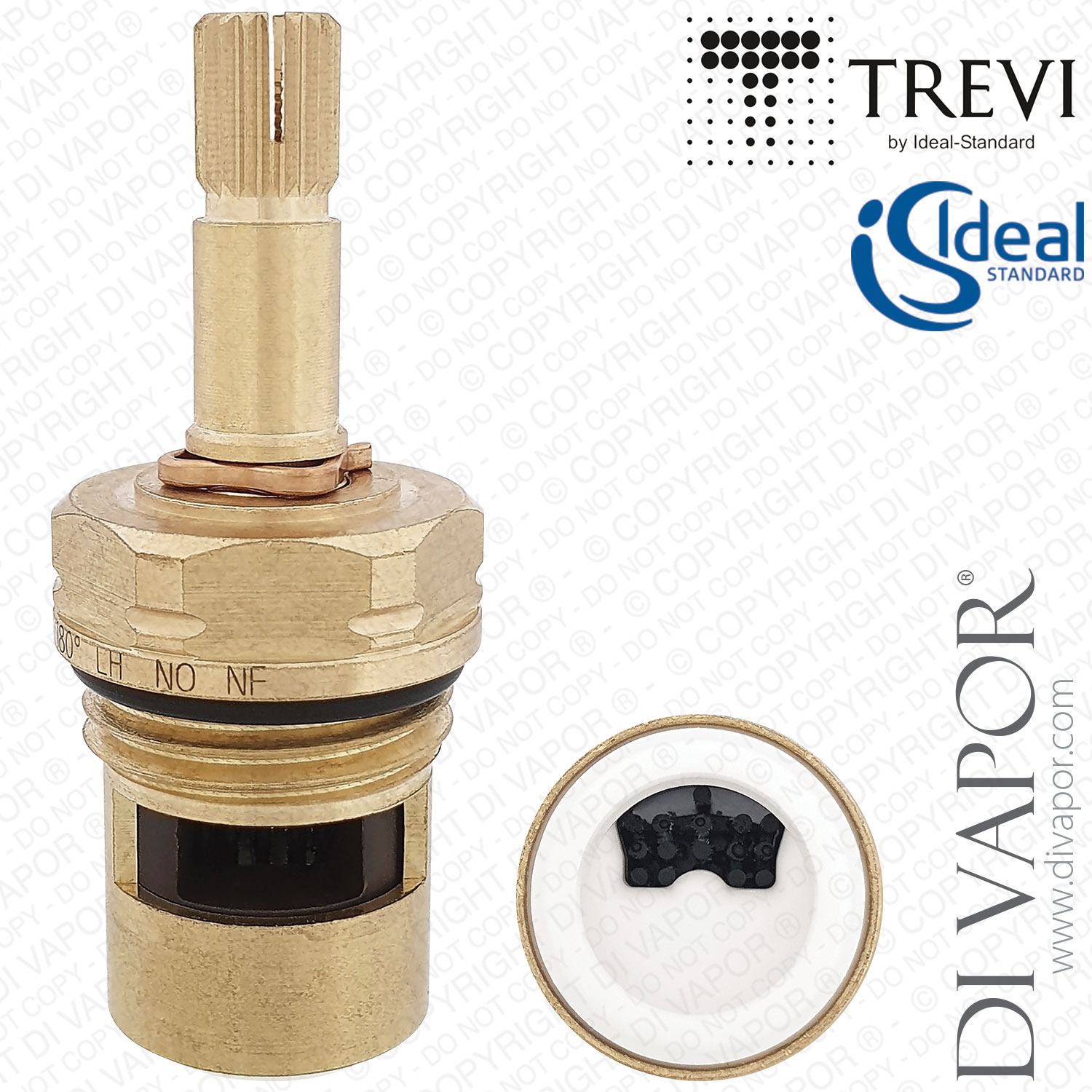 Ideal Standard Trevi A962229NU Ecotherm 1/2 Inch Thermostatic Cartridge for