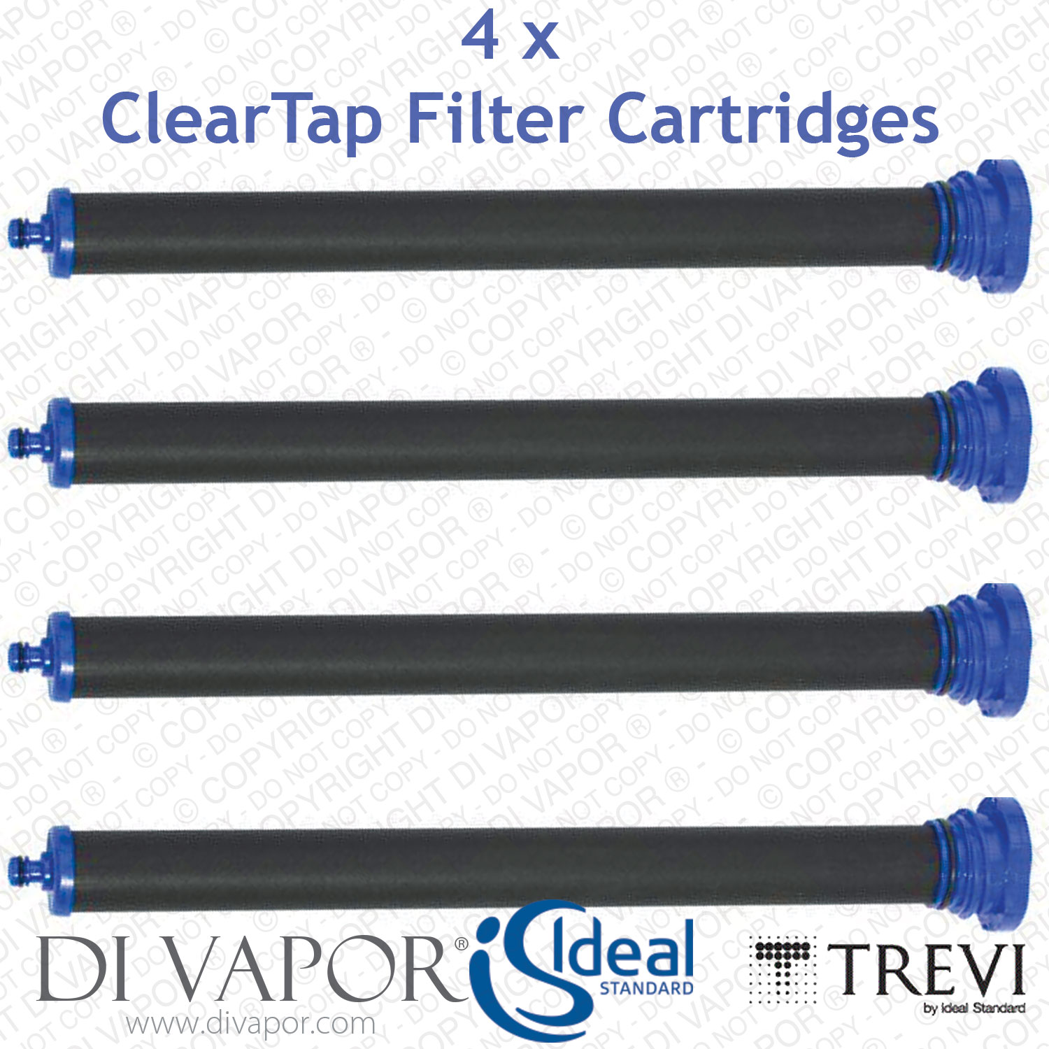 Thank you for your help pit on time A963859NU Ideal Standard ClearTap A5051AA Filter Cartridge Pack - 4 Quantity