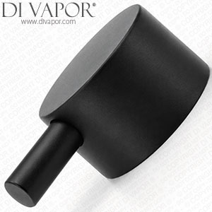 Matte Black Round Flow Control Handle for Arezzo Shower Valve - A99V Compatible Spare