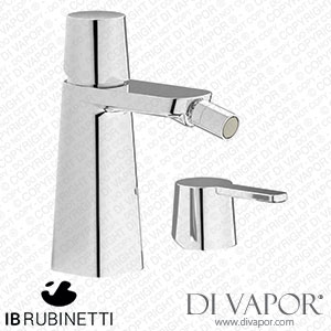 IB Rubinetti AA220CC Taaac Monohole Bidet Mixer Complete with Drain Spare Parts