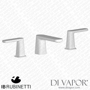 IB Rubinetti AA392BO Taaac Three Holes Washbasin Set with Low Spout Spare Parts