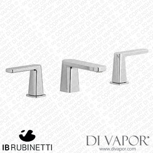 IB Rubinetti AA392CC Taaac Three Holes Washbasin Set with Low Spout Spare Parts