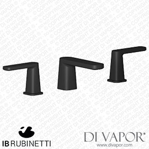 IB Rubinetti AA392NP Taaac Three Holes Washbasin Set with Low Spout Spare Parts