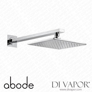 Abode AB2401 Square Wall Mounted 200mm Showerhead Kit in Chrome Spare Parts