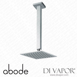 Abode AB2402 Square Ceiling Mounted 200mm Showerhead Kit in Chrome Spare Parts