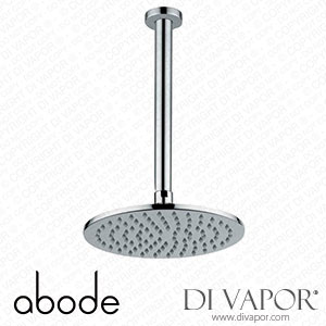 Abode AB2404 Circular Ceiling Mounted 200mm Showerhead Kit in Chrome Spare Parts