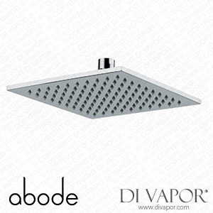 Abode AB2445-2 8mm Square Showerhead 200mm x200mm in Chrome Spare Parts