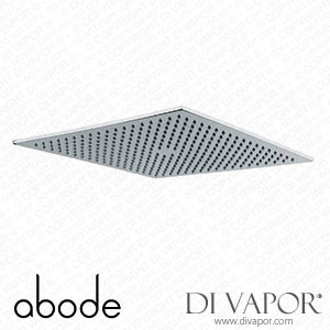 Abode AB2447 7mm Square Showerhead 400mm x 400mm in Chrome Spare Parts