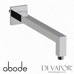 Abode AB2450-2 Wall Mounted Rectangular Shower Arm in Chrome Spare Parts