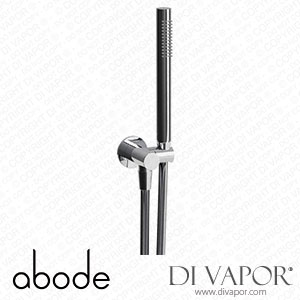 Abode AB2452-2 Circular Combined Wall Outlet, Handshower & Bracket in Chrome Spare Parts