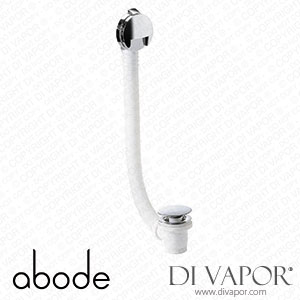 Abode AB2455 Bath Overflow Filler & Clicker Waste Kit in Chrome Spare Parts