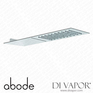 Abode AB2463 Storm Slimline 3mm Wall Mounted Waterfall Showerhead 500mm x 250mm in Polished Stainless Steel Spare Parts