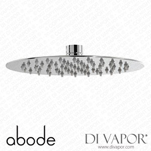 Abode AB2464 Storm Slimline 3mm Circular Showerhead 200mm in Polished Stainless Steel Spare Parts