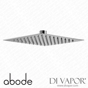 Abode AB2465 Storm Slimline 3mm Square Showerhead 200mm x 200mm in Polished Stainless Steel Spare Parts