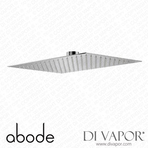 Abode AB2468 Storm Slimline 3mm Rectangular Showerhead 340mm x 220mm in Polished Stainless Steel Spare Parts