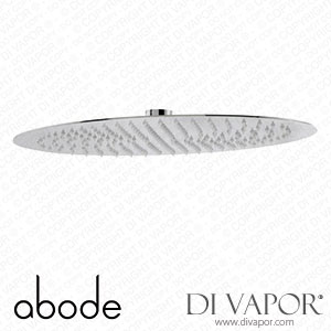 Abode AB2471 Storm Slimline Oval Showerhead 450mm x 300mm in Polished Stainless Steel Spare Parts