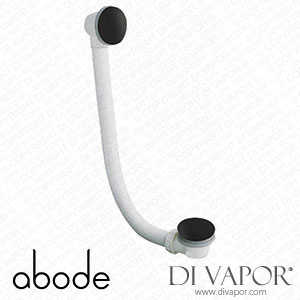 Abode AB2634-2 Bath Clicker Waste and Overflow in Matt Black Spare Parts
