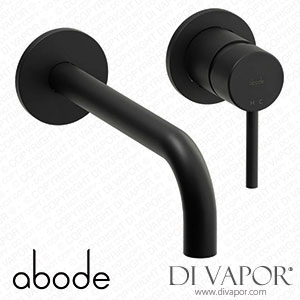 Abode AB2637 Harmonie Wall Mounted 2 Hole Basin Mixer in Matt Black Spare Parts