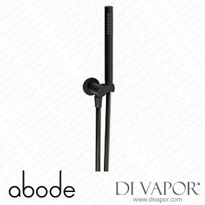 Abode AB2638 Circular Combined Wall Outlet & Handshower & Bracket in Matt Black Spare Parts