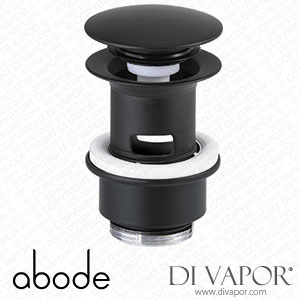 Abode AB2642 Basin Clicker Waste - Slotted in Matt Black Spare Parts