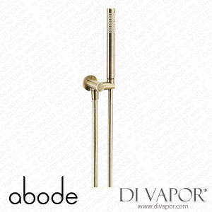 Abode AB2728 Circular Wall Outlet & Handshower & Bracket in Antique Brass Spare Parts
