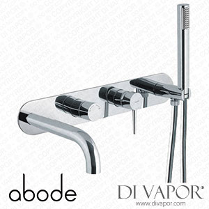 Abode AB4044 Chao Wall Mounted Bath Shower Mixer with Shower Handset Spare Parts
