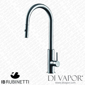 IB Rubinetti AC381SS Acciaio Lateral Lever and Extractible Shower Sink Mixer Tap Spare Parts