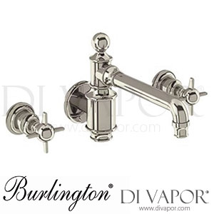 Burlington ACL16C Arcade 3 Hole Basin Mixer Wall Mounted Tap without Pop-up Waste Spare Parts