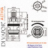 Abode Althia Hot Cartridge Measurement