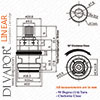 Abode Compatible Tap Cartridge Dimensions