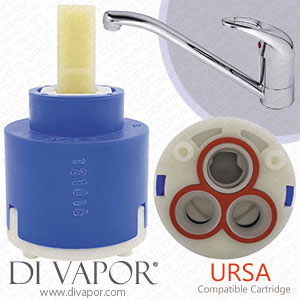 Abode Ursa 40mm Single Lever Kitchen Tap Cartridge Compatible Spare - AD8383