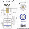 Abode Novar Cold Kitchen Tap Cartridge Compatible Spare