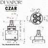 Abode Czar Tap Cartridge Diagram
