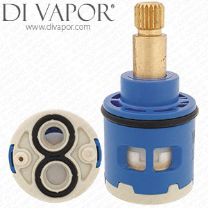 25mm Flow Diverter Cartridge - 51mm Height - 19mm Spindle - 20 Spline