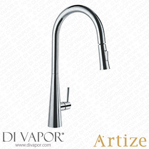 Artize AKF-CHR-77155B-P Artize Kitchen Tap FLO2 Single Lever Pulldown Conical Sink Mixer Spare Parts