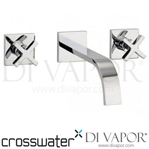 Crosswater AL130WNC Alvero 3 Hole Basin Mixer Wall Mounted Tap Spare Parts