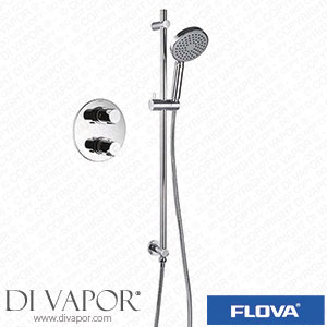 Flova AL1WPK1-U Allore Thermostatic 1-Outlet Shower Valve with Slide Rail Kit Spare Parts