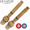 110mm 1/2 Inch Cartridges - Hot & Cold Pair - 32 Splines