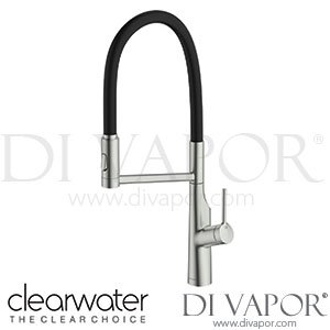 Clearwater ALA30BN Alasia Pro Single Lever Brushed Nickel Pull Out Kitchen Mixer Tap Spare Parts