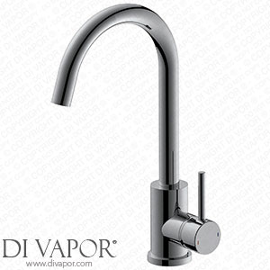 Victorian Plumbing TI106BK Venice Modern Round Basin Mixer Tap - Chrome / Matt Black Spare Parts