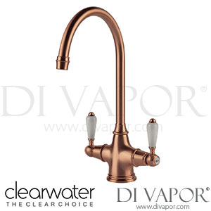 Clearwater ALR2BC Alrisha Twin Lever Brushed Copper Monobloc Kitchen Mixer Tap Spare Parts