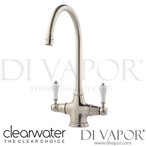 Clearwater ALR2BN Alrisha Twin Lever Brushed Nickel Monobloc Kitchen Mixer Tap Spare Parts