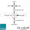 VADO ALT 1294 CP Altitude Spare Parts Diagram